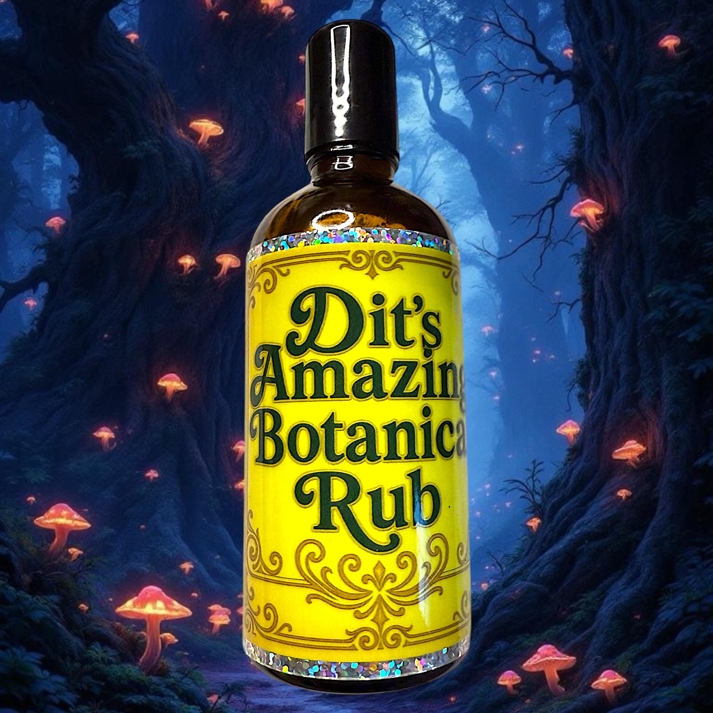 TokinsRoots Herbal Remedies – Dit's Amazing, Mullein, Lion's Mane Tokin's Soothing Cough & Cold Photo of three TokinsRoots herbal wellness products: Dit's Amazing Botanical Rub, Mullein Extract, and Lion's Mane Tincture displayed on a table.